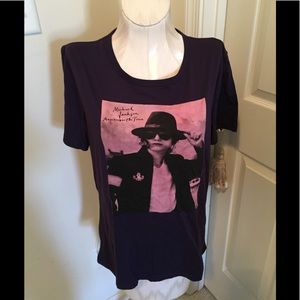 Ming Xuan NWT tee XL purple/pink s/s